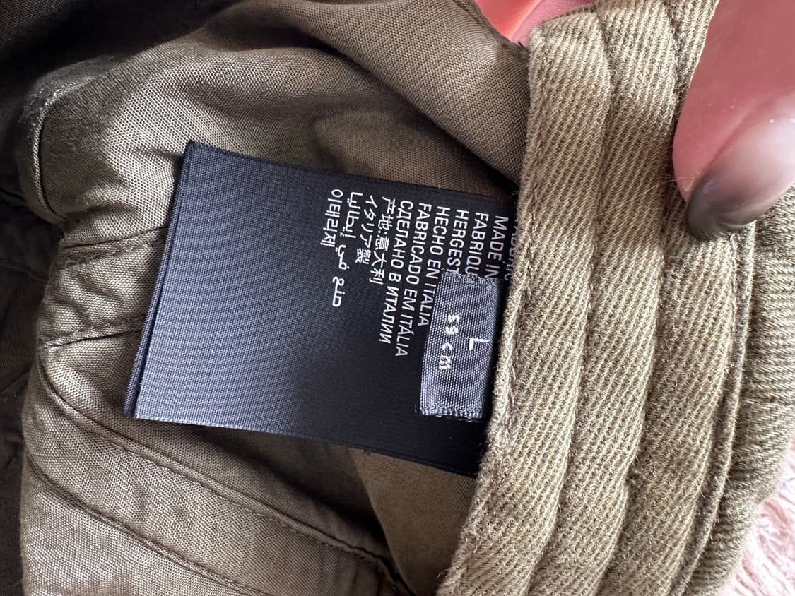 발렌시아가 디스트로이드 볼캡 카키 라지 상품이미지7