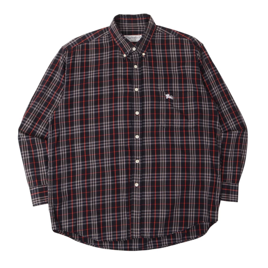 버버리 런던 네이비 노바 체크 셔츠 상품이미지1