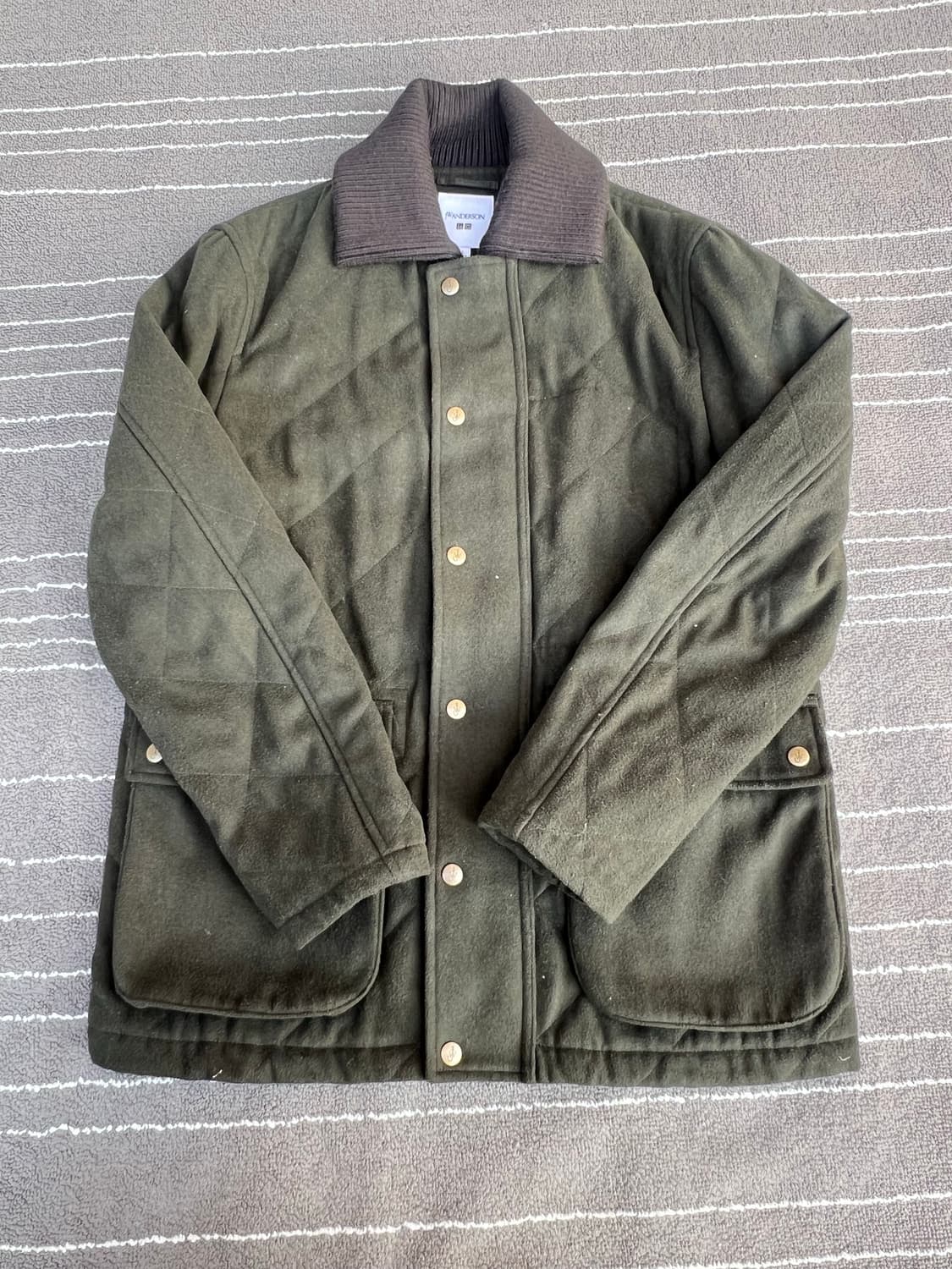 유니클로x JW앤더슨 콜라보  니트 카라 헌팅 재킷  상품이미지2