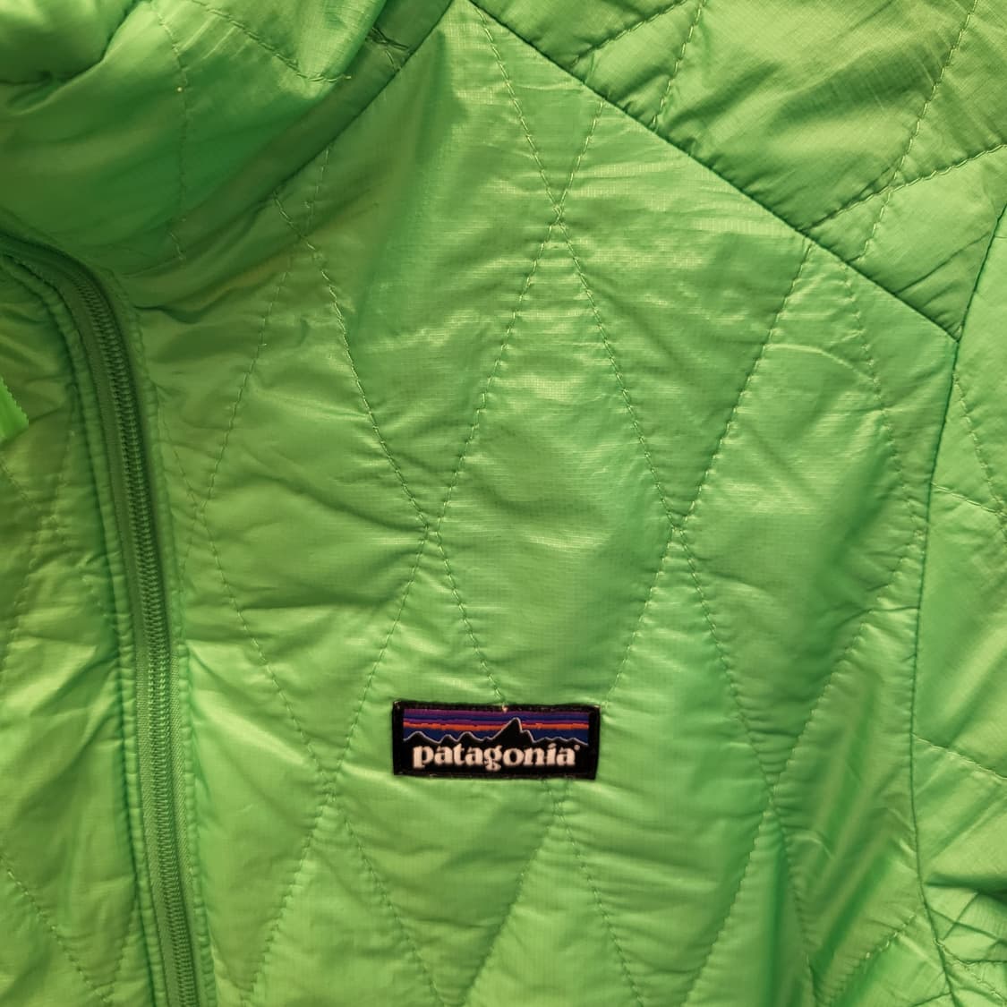 파타고니아 퀼팅 자켓 그린 여성 상품이미지6