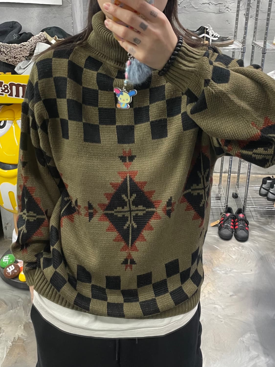 빈티지 나바호 터틀 넥 니트 상품이미지6