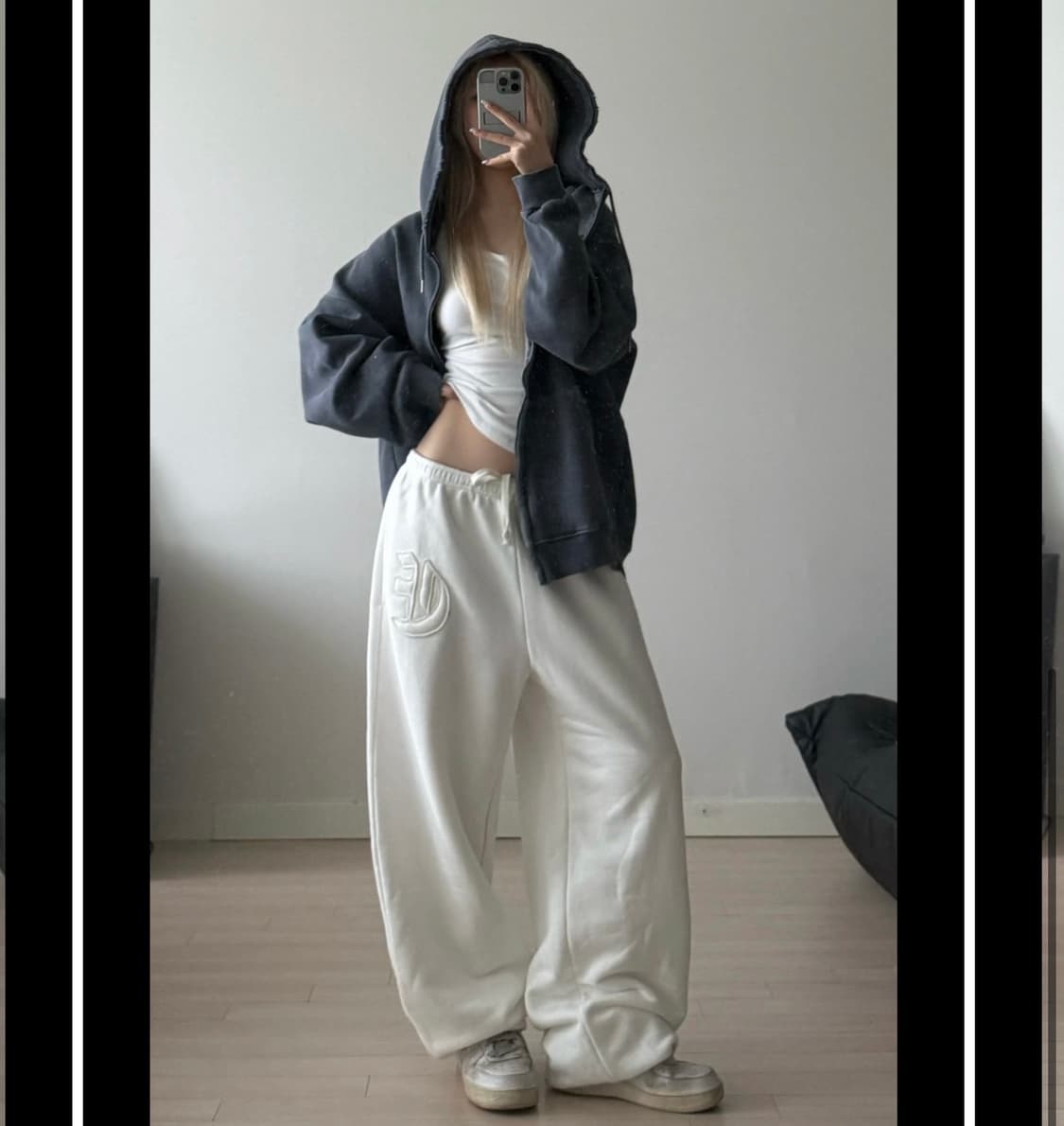 구해요) ERTR x 니들 조거팬츠 화이트 상품이미지1