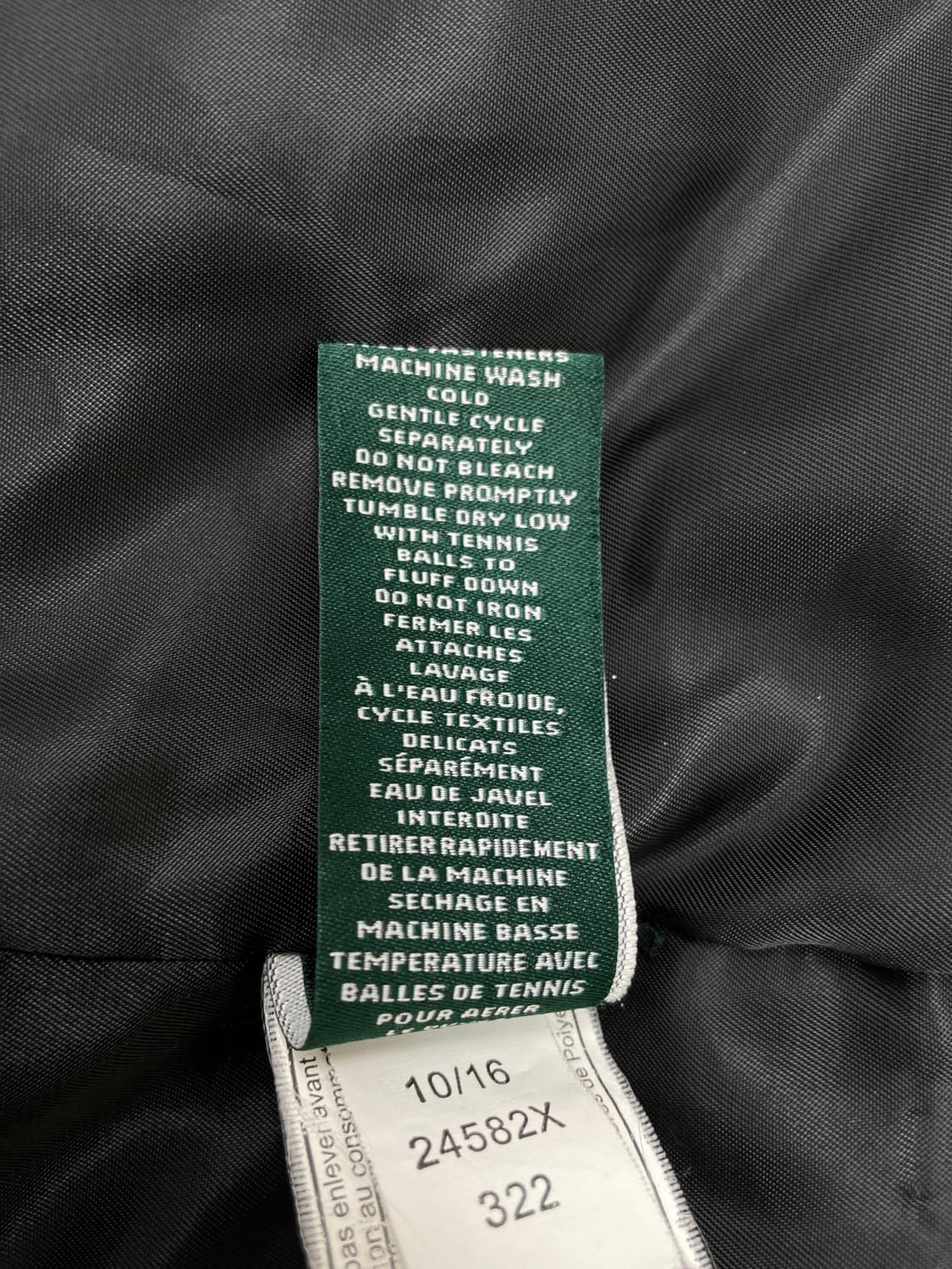 로렌 랄프로렌 쉐브론 퀼팅 더플 다운 롱패딩 상품이미지6