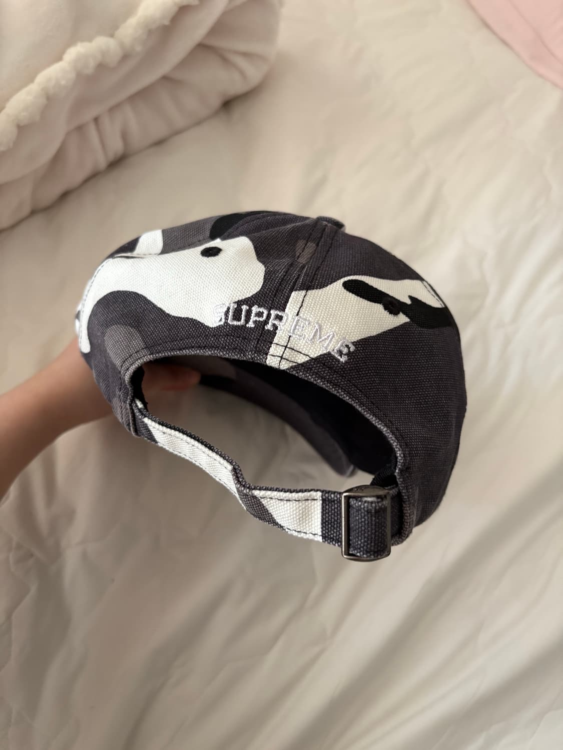 슈프림 모자 한정드롭 - 25fw 스노우 카모 피그먼트 코티드 캔버스  상품이미지2