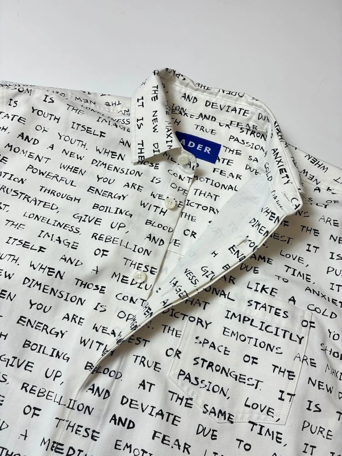 아더에러 ADER ERROR 20FW 히든 버튼 패턴 셔츠 PN8892 상품이미지3