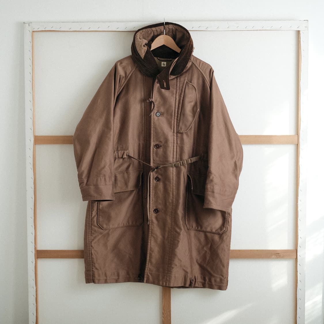 캡틴선샤인 17FW 몰스킨 콜드웨더 코트 브라운 38사이즈 상품이미지2