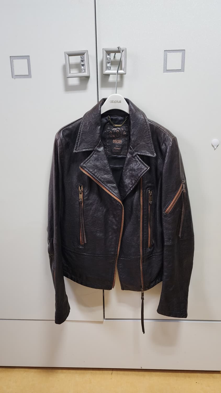 정품 매장판 디젤(DIESEL) 레더 가죽 라이더 자켓 상품이미지4