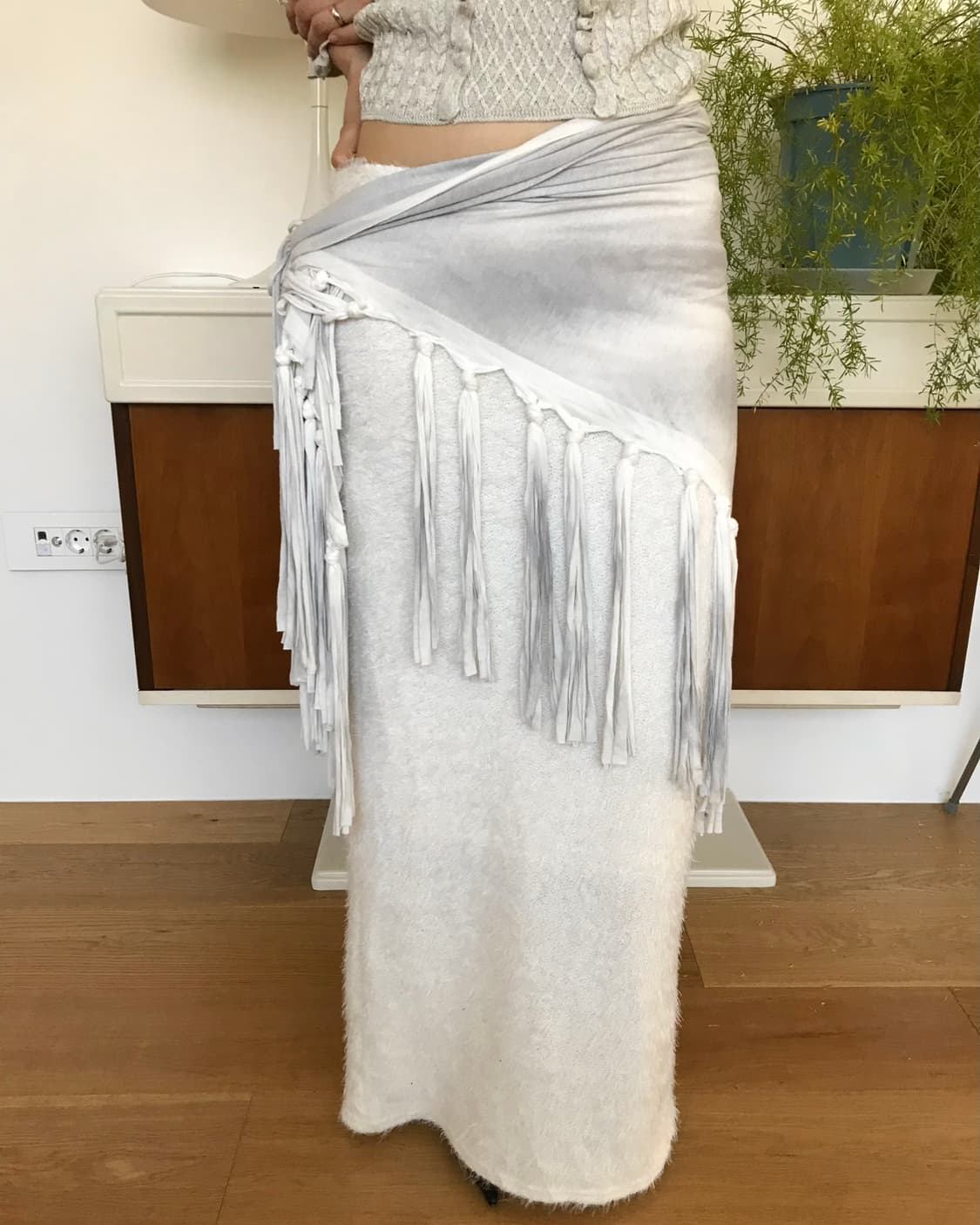  vintage tassel scarf 상품이미지1