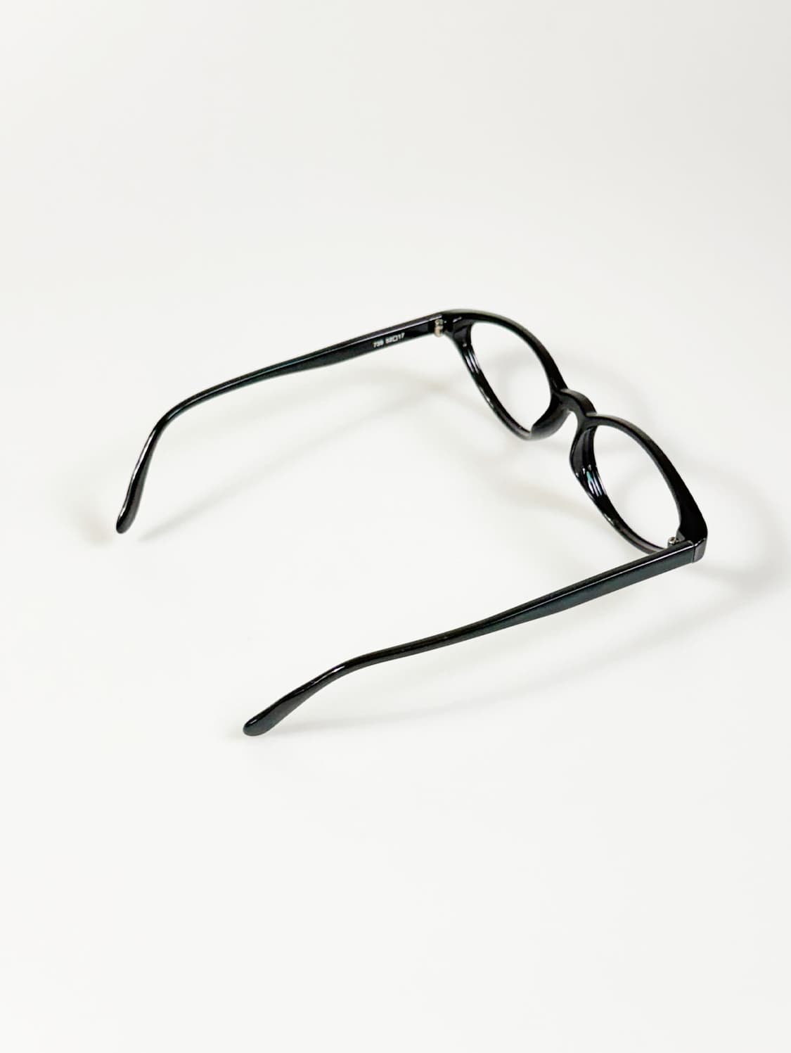 90s COACH 블랙 오벌 뿔테 프레임 빈티지 안경 상품이미지4