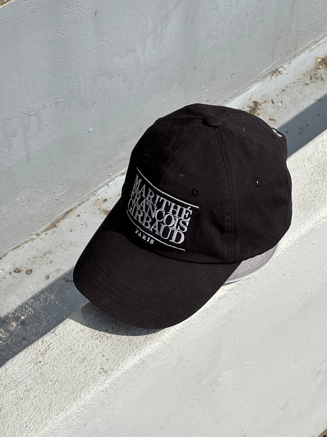 [F] 마리떼 프랑소와 저버 로고 블랙 볼캡 모자 상품이미지2