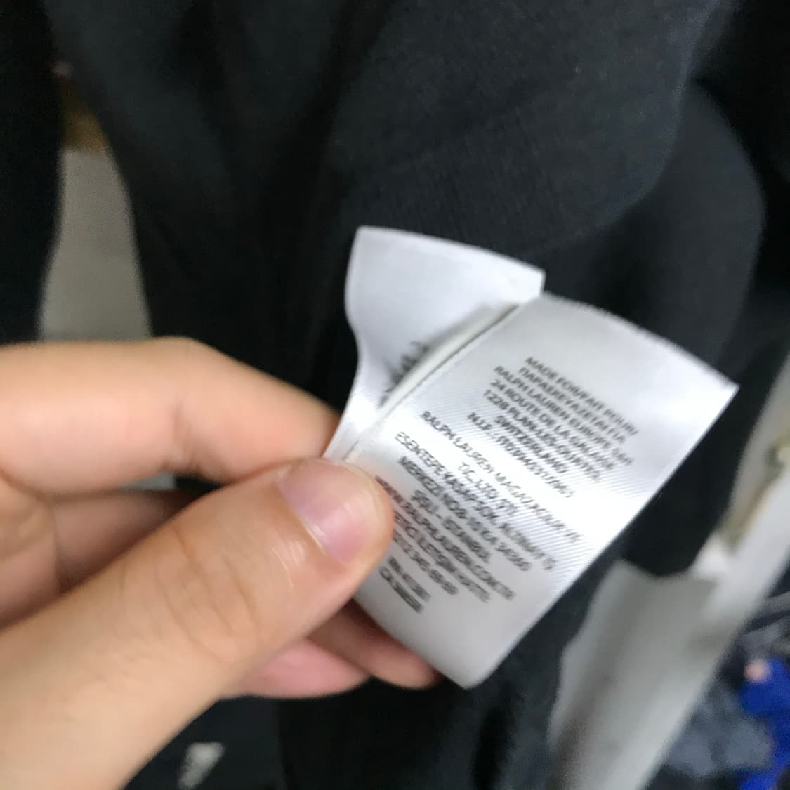 폴로 랄프로렌 면 반집업 상품이미지8