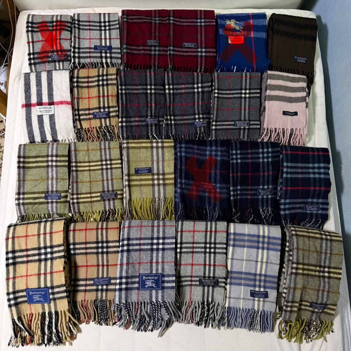 버버리 정품 체크 머플러 목도리 공용 상품이미지1