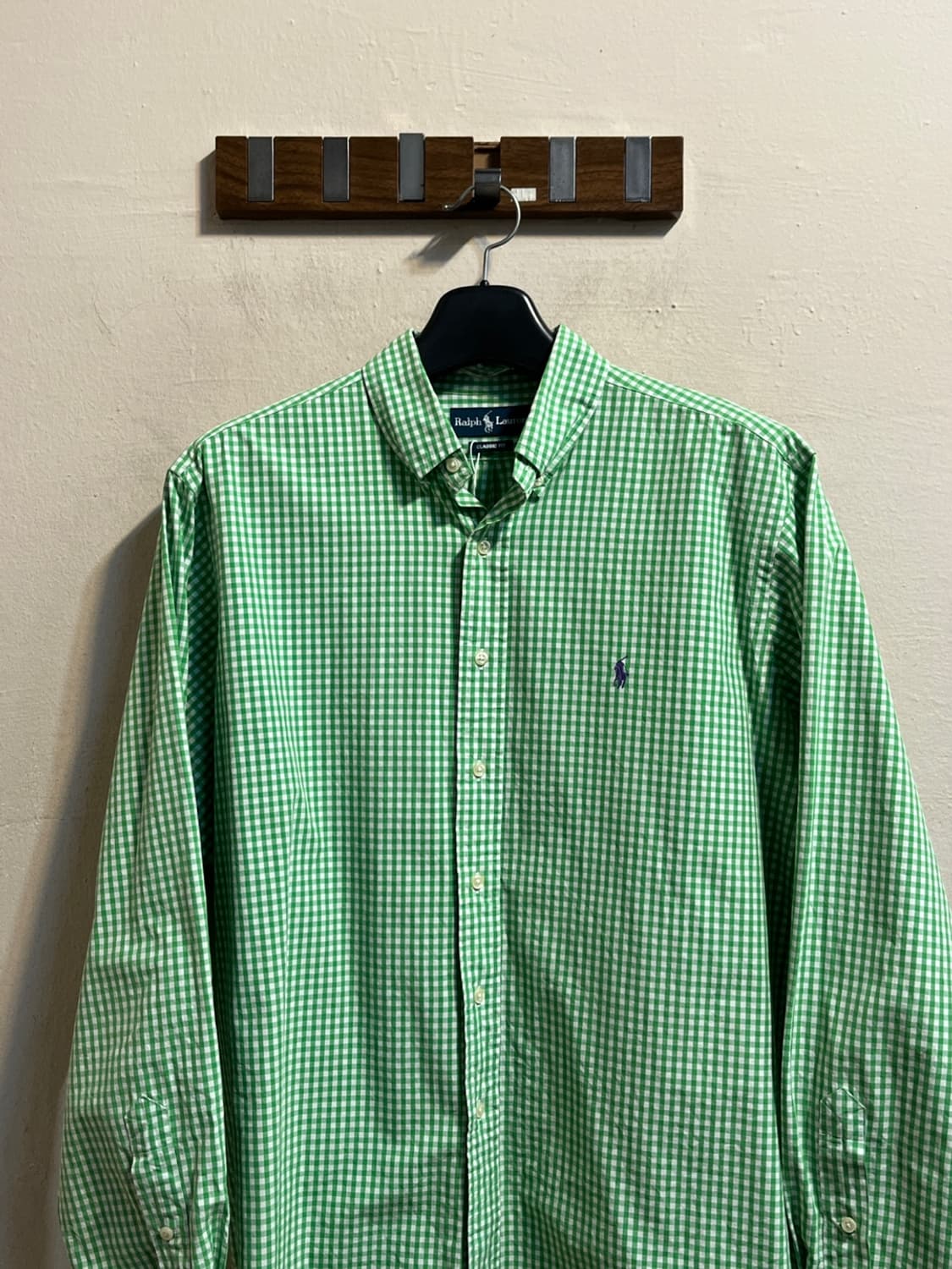 폴로 랄프로렌 깅엄 체크 셔츠 상품이미지2