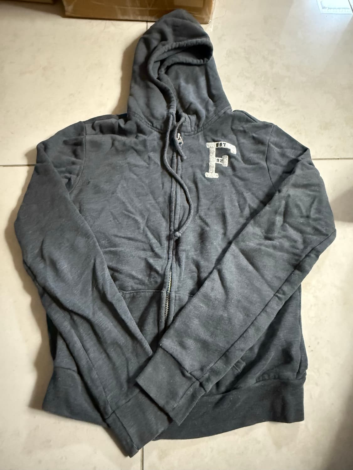 아베크롬비 차콜 집업 S 상품이미지1