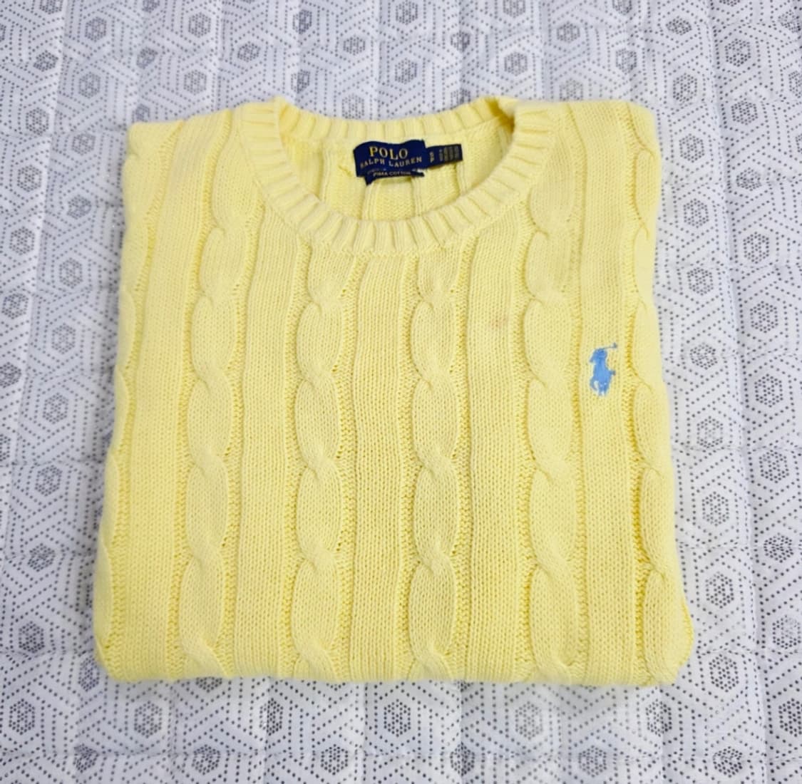 폴로 랄프로렌 피마코튼 케이블 니트 55 상품이미지3