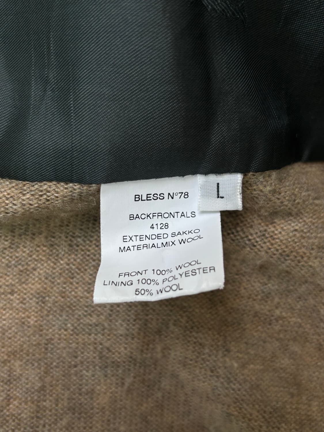 bless n78 sakko materialmix jacket 상품이미지10