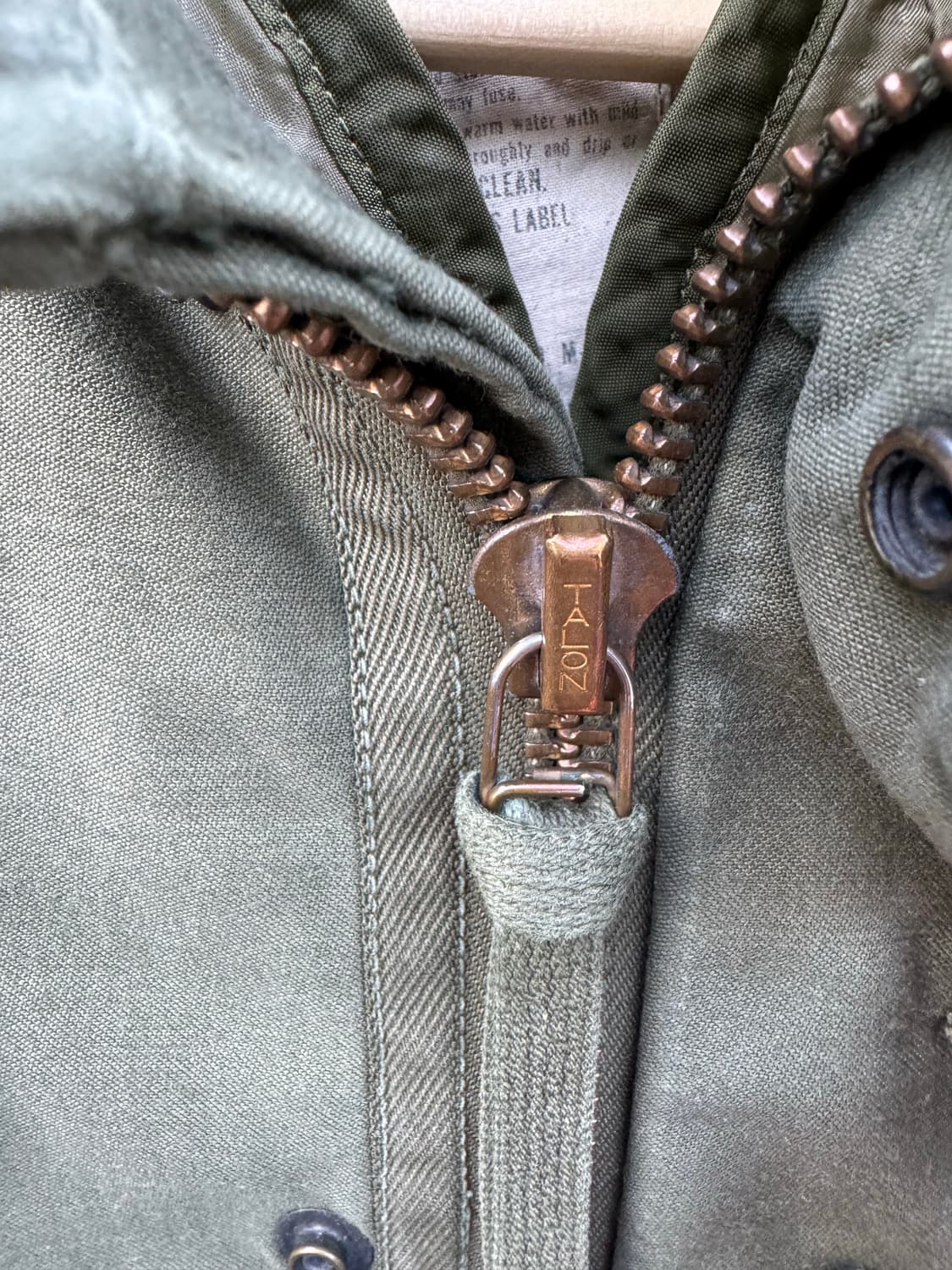 60~70s 미군 u.s.army 오리지널 m-65 필드 자켓 3세대 상품이미지7