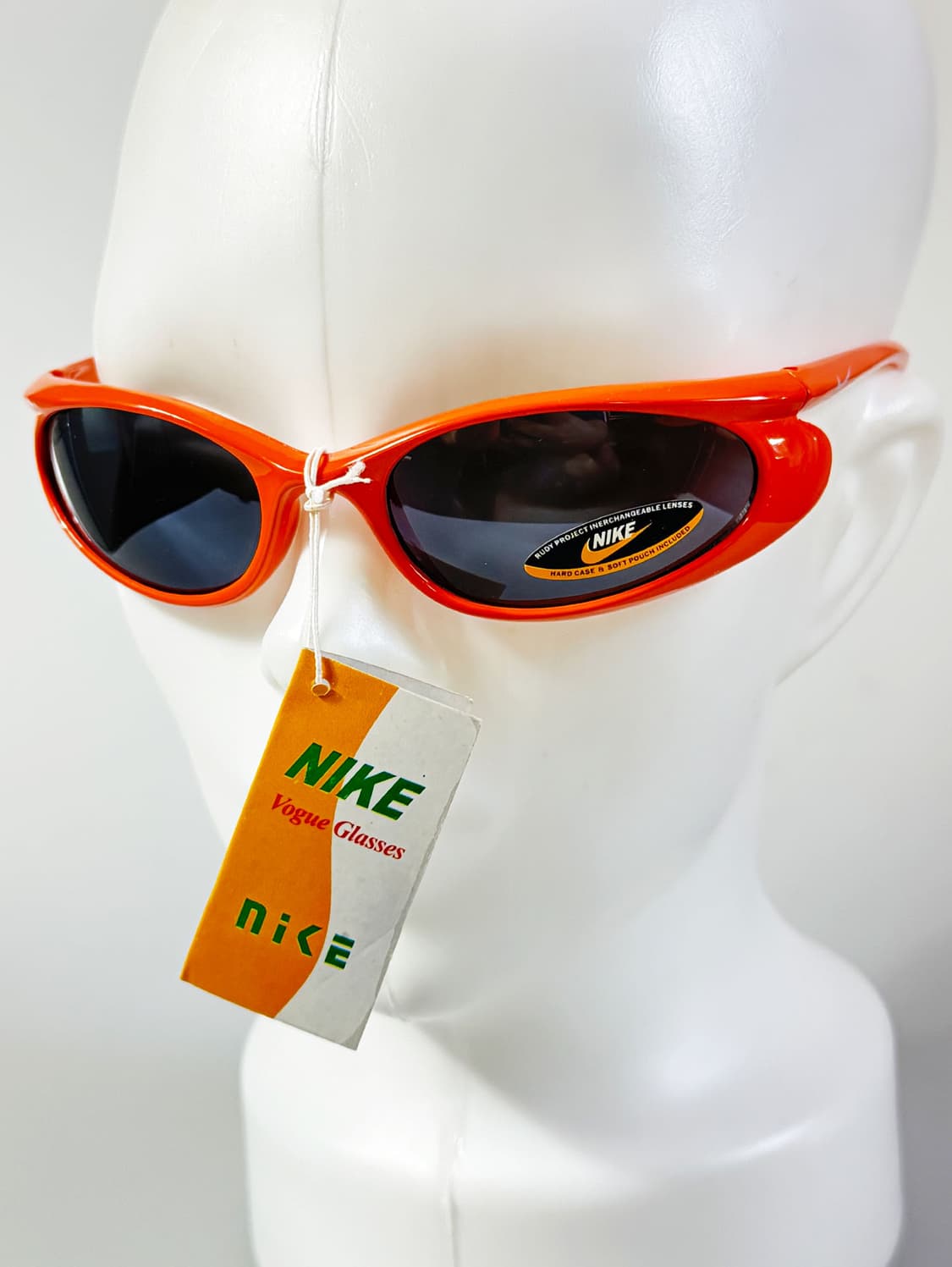 나이키 오렌지 오벌 스포티 프레임 빈티지 선글라스 상품이미지8