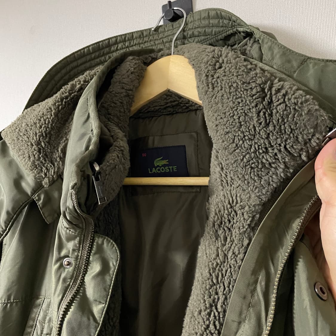 라코스테 남성 2in-1 야상패딩점퍼 105 상품이미지5