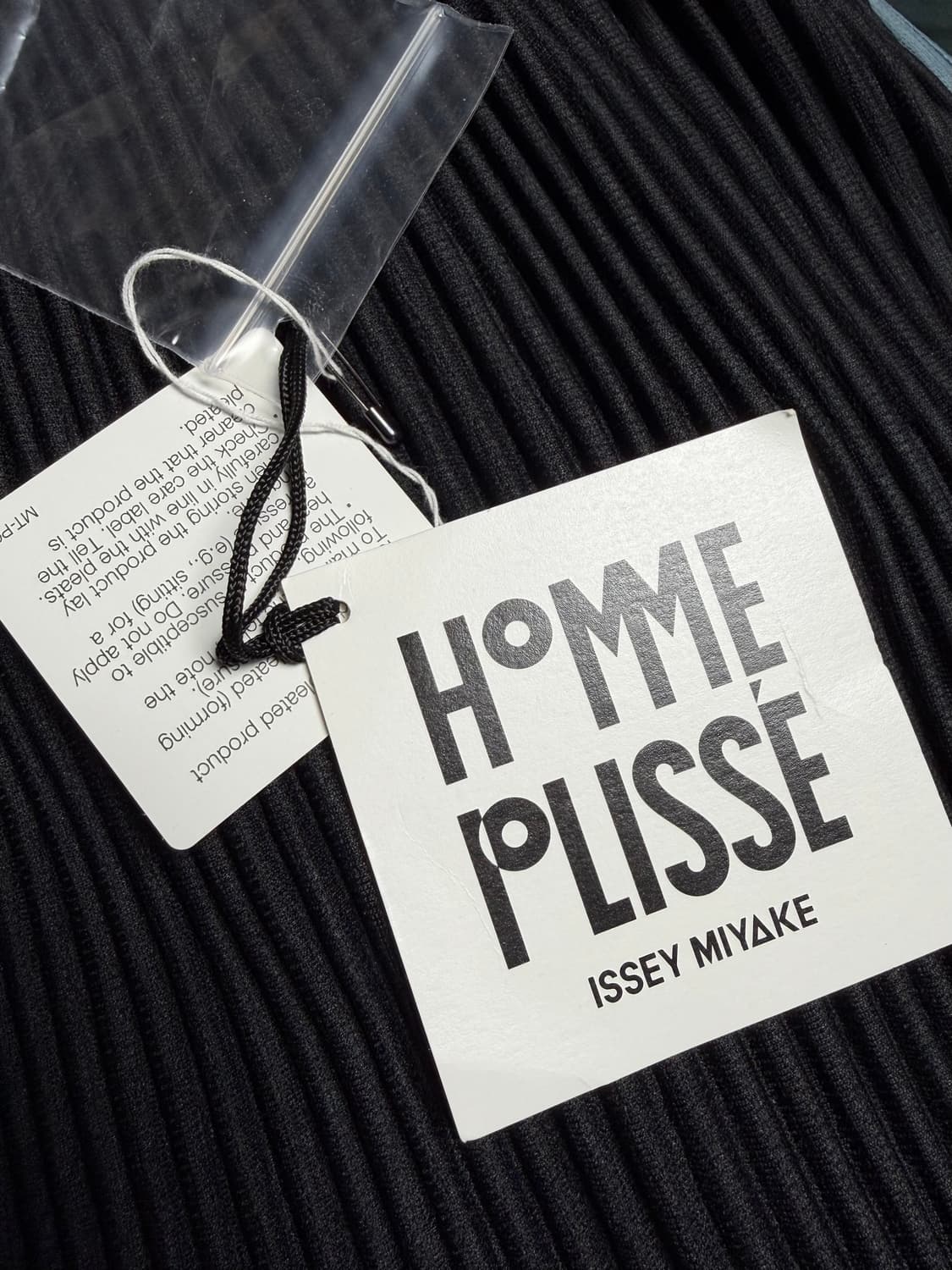 옴므플리세 베이직 팬츠 블랙 3사이즈 상품이미지5