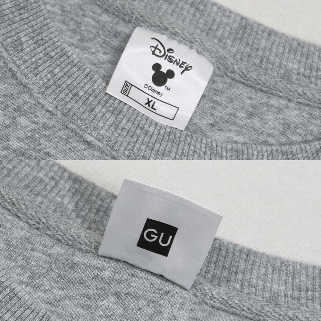 (착용컷) GU x Disney 미키마우스 스웻 셔츠 (남성용 103) 상품이미지5
