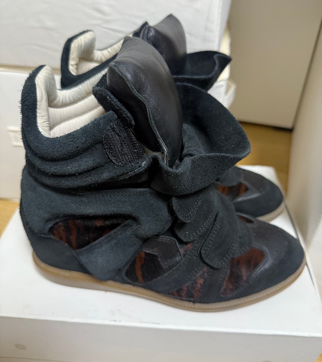 이자벨마랑 베켓 스니커즈 레오파드 호피 상품이미지5