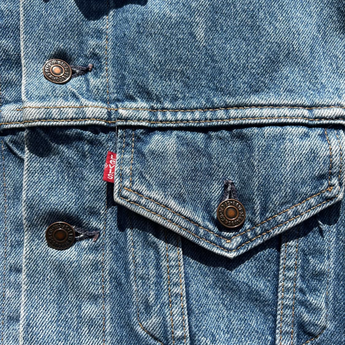 [M] 90s made in usa 리바이스 데님 트러커 자켓 상품이미지3