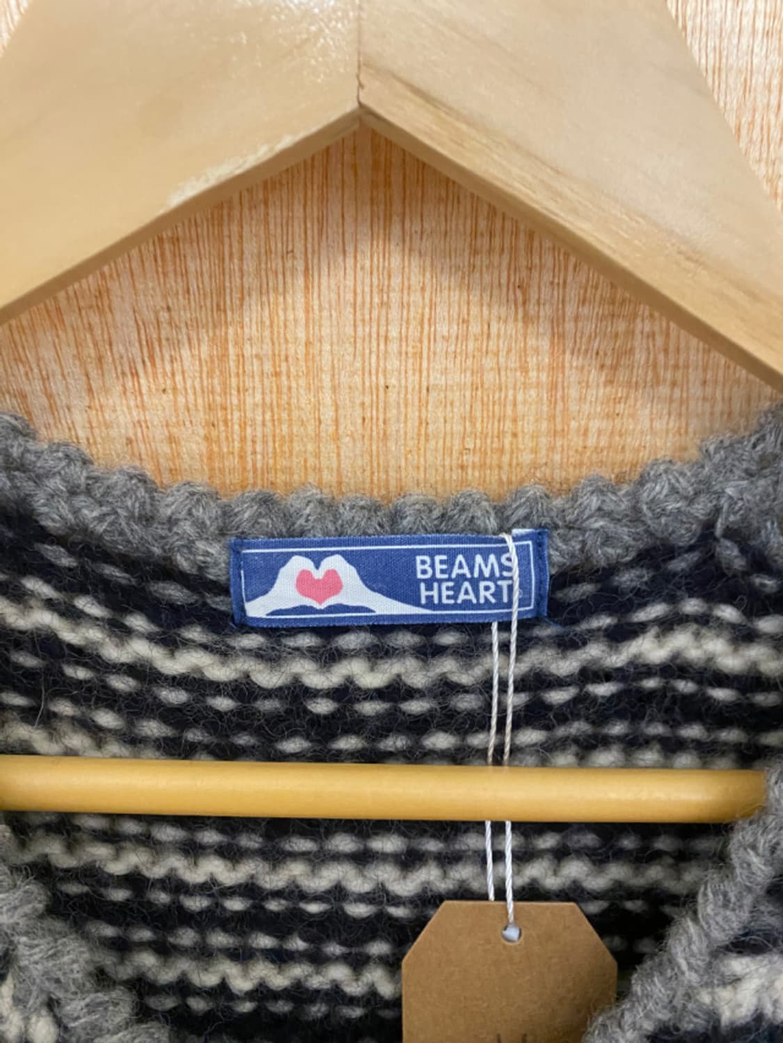 BEAMS nordic pettern knit vest 상품이미지5