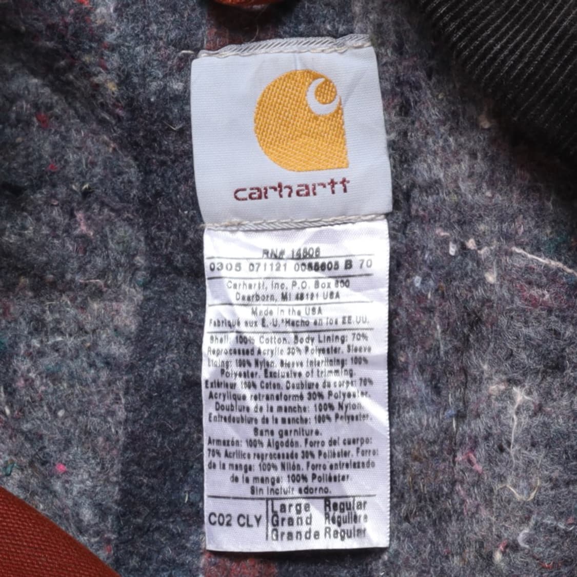 칼하트 Carhartt Blanket Lined Chore Jacket  상품이미지7