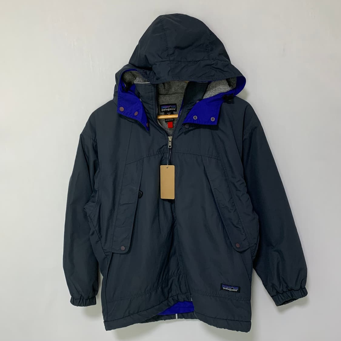 파타고니아 후드 야상 봄버 자켓 네이비 키즈 M 여성 상품이미지3