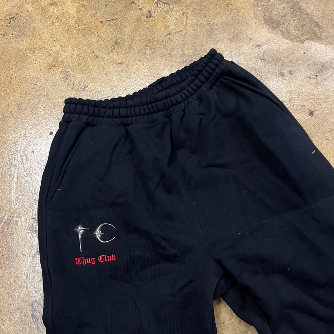 [정품/2] 떠그클럽 Thug Club 블랙 트레이닝 바지 b17 상품이미지1