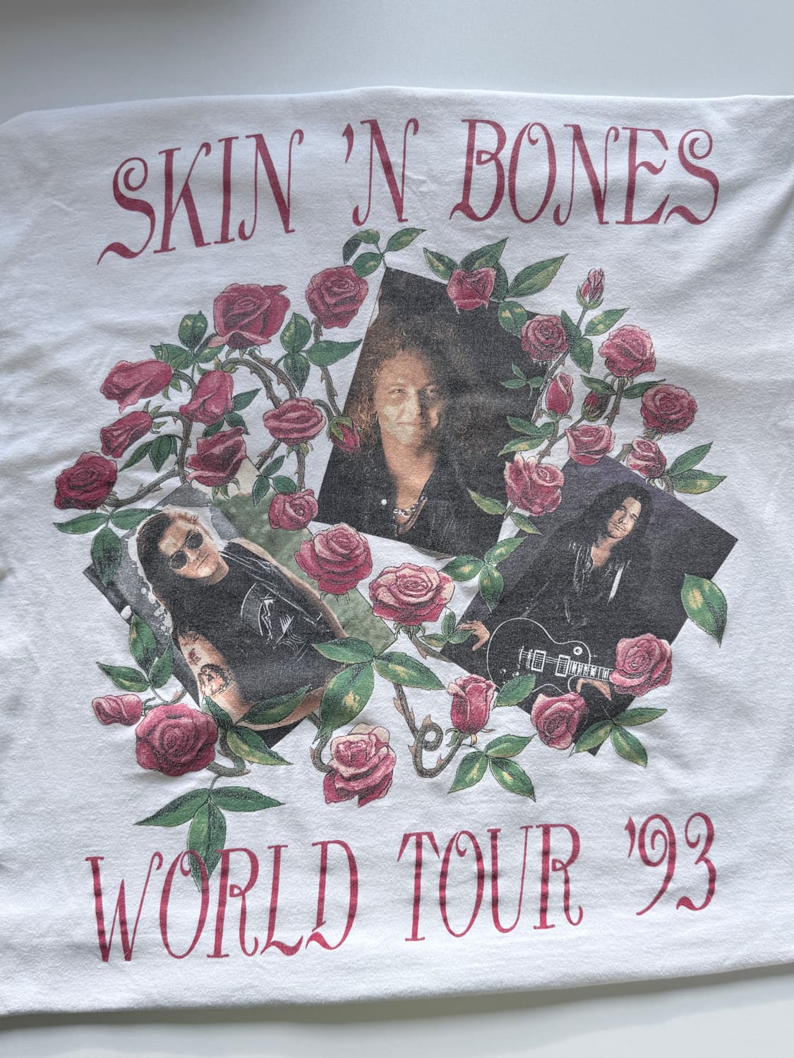 (XL)Guns N Roses 1993 Tour band T shirt 상품이미지4