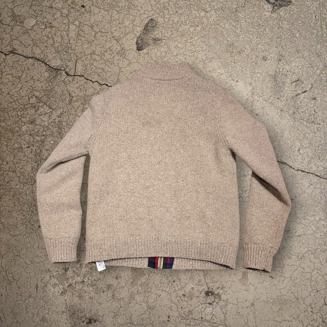 90s L.L.Bean 램스울100% 풀집 니트 스웨터 상품이미지8