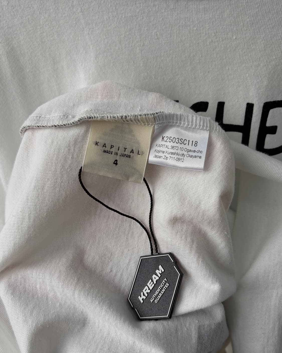 (새상품)[4]캐피탈 20 텐지쿠 링거 페인터 티셔츠 상품이미지8