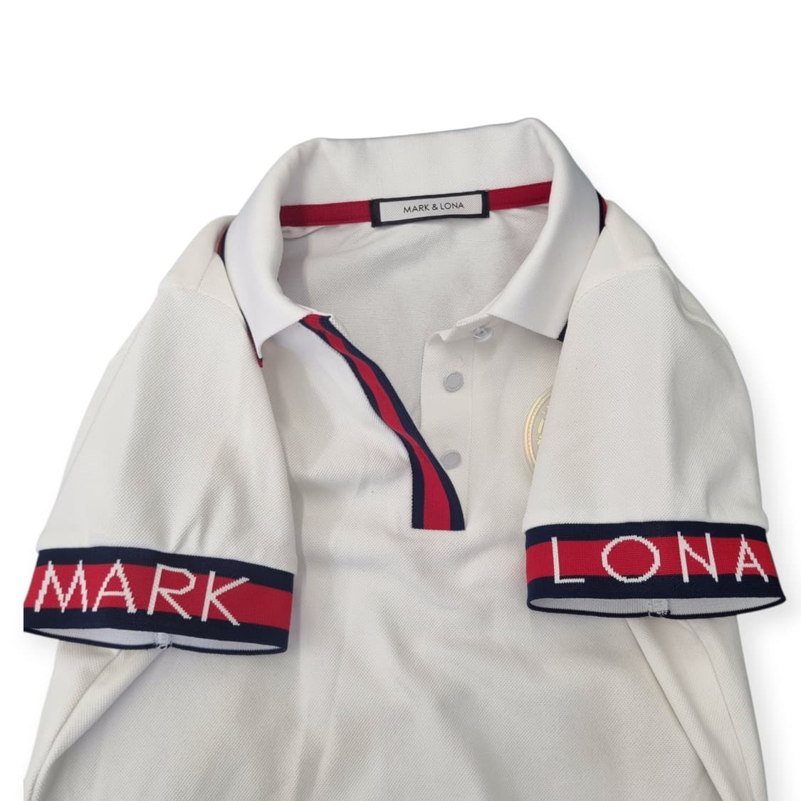 MARK & LONA 마크앤로나 화이트 반팔 폴로셔츠 상품이미지3