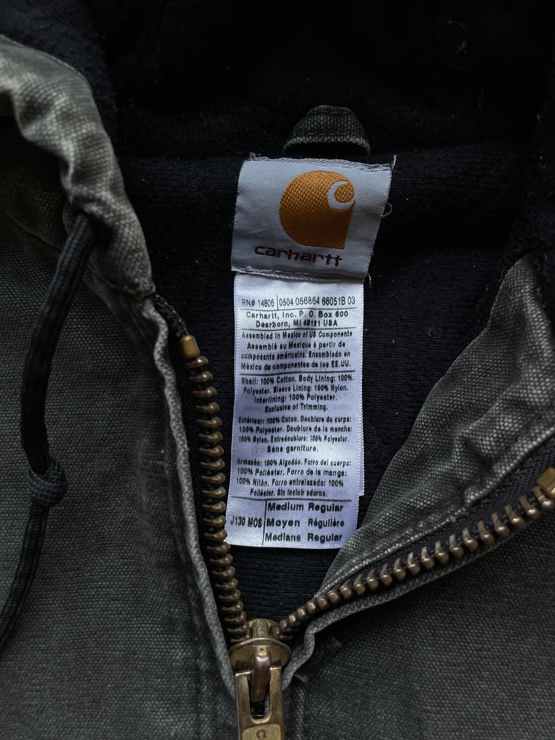 칼하트 j130 mos 모스 액티브 샌드스톤 상품이미지4