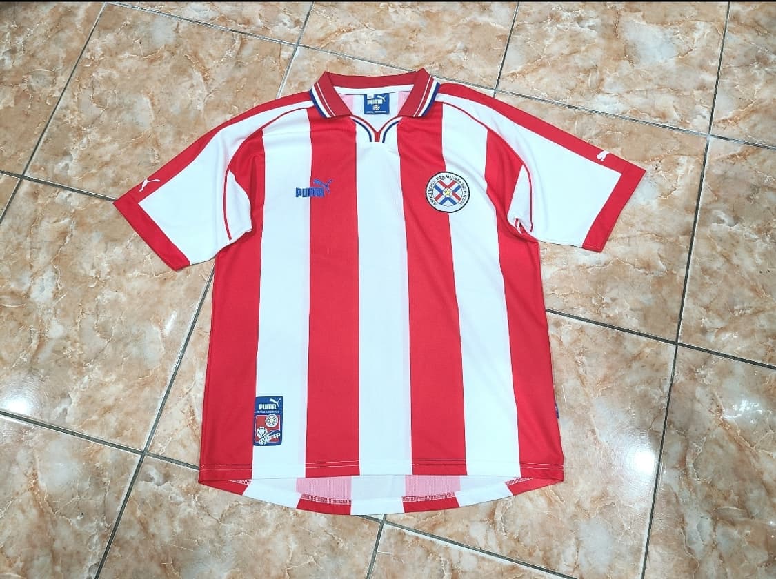 푸마 99 00 파라과이 올드레플 축구져지 상품이미지1