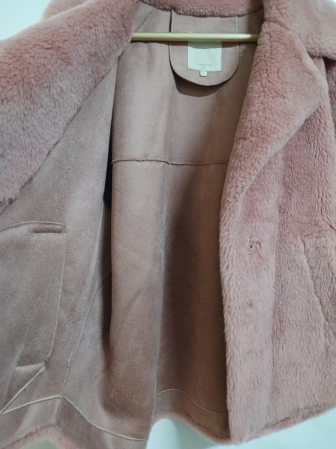 (95)셀렙샵 양모자켓 핑크 상품이미지6