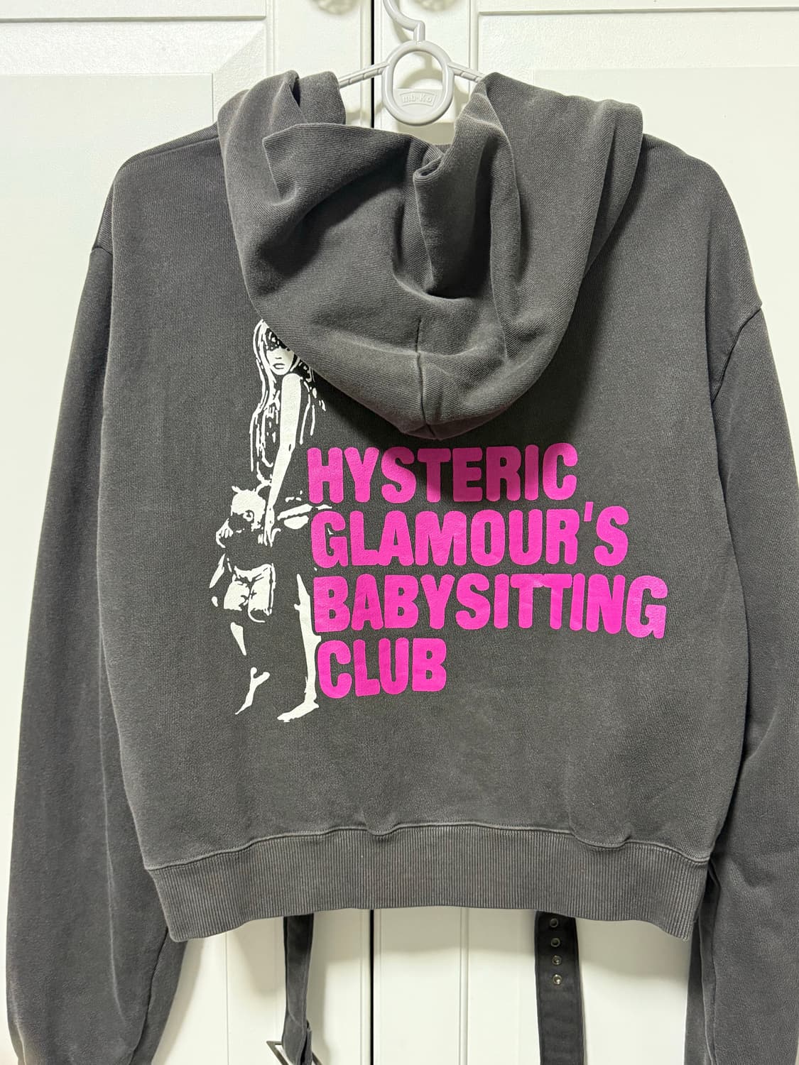 히스테릭 글래머 베이비시팅 클럽 숏 후드집업 상품이미지4
