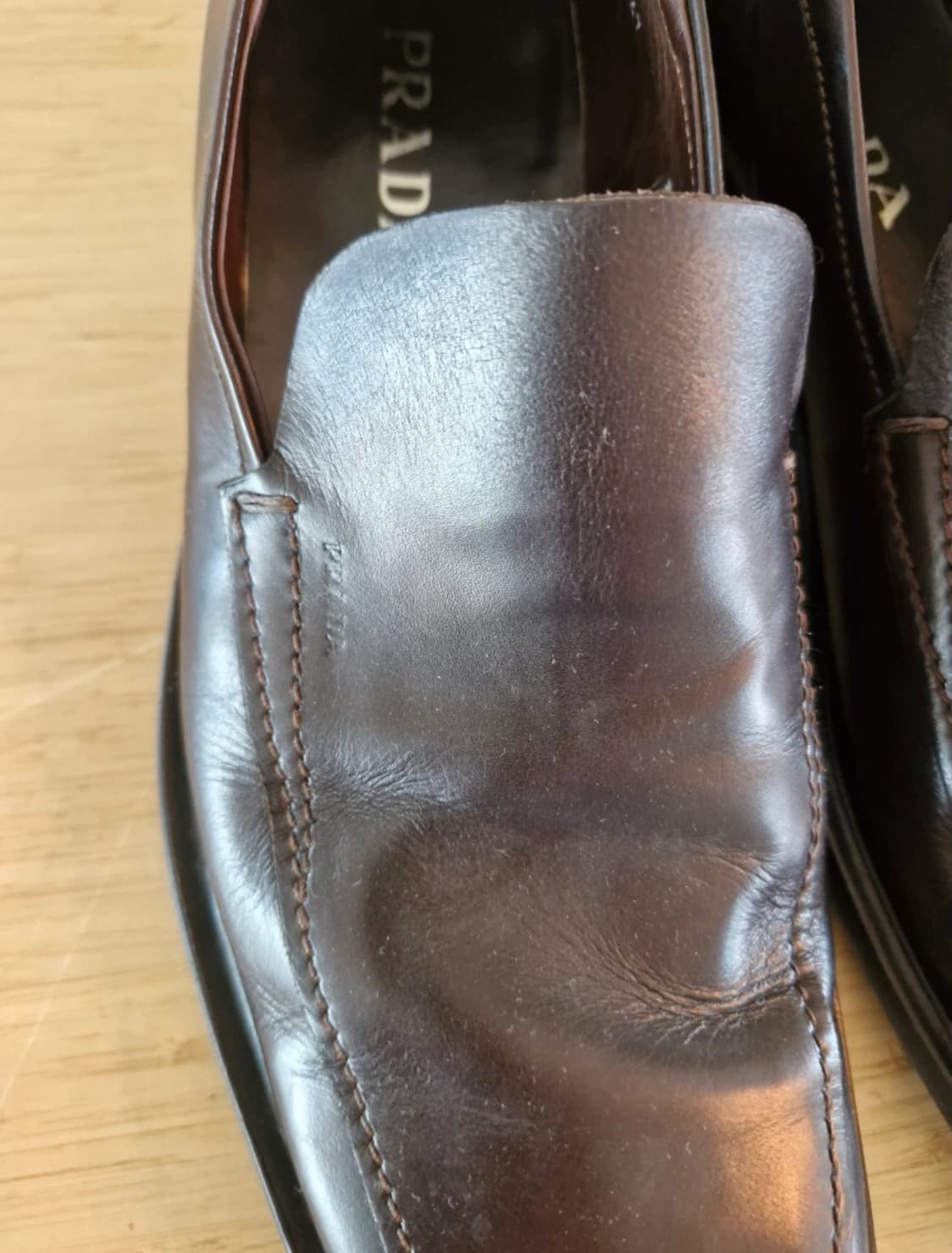 프라다 브라운 로퍼 상품이미지2