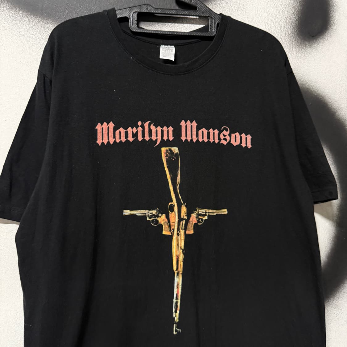 마릴린 맨슨 Marilyn Manson 빅 프린팅 반팔 티셔츠 상품이미지3