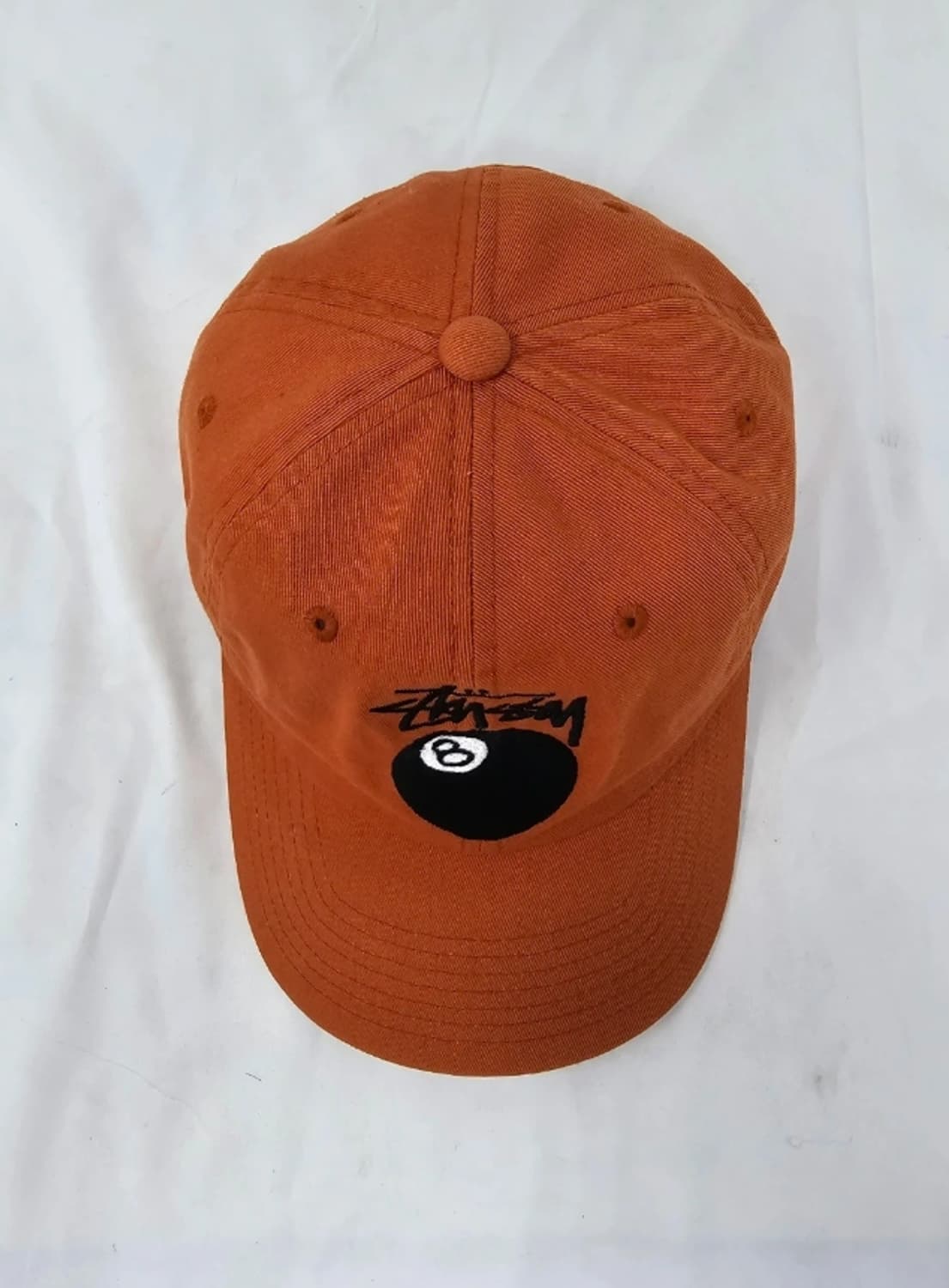 스투시 8볼 캡 오렌지 모자 상품이미지4
