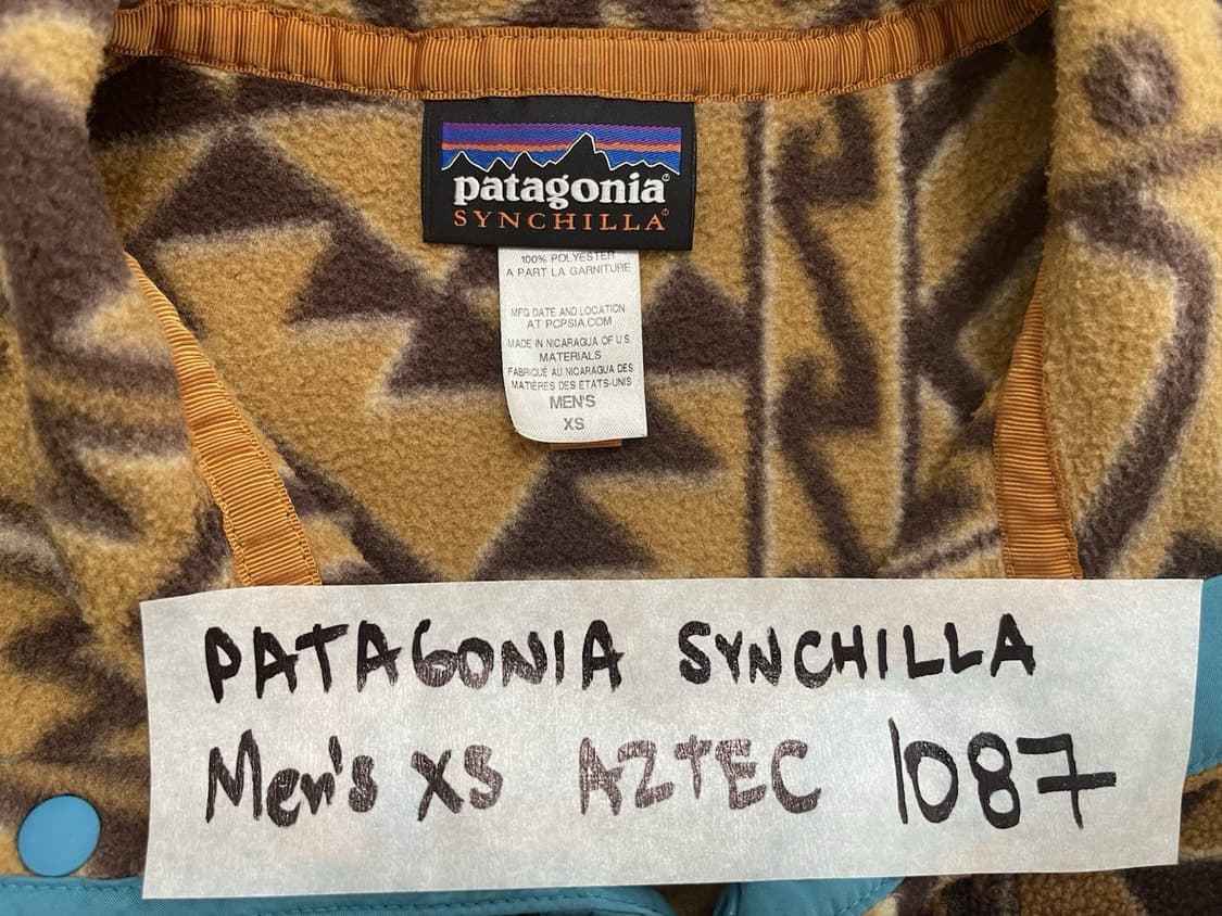 10s 파타고니아 신칠라 스냅-T 아즈텍 패턴 상품이미지4