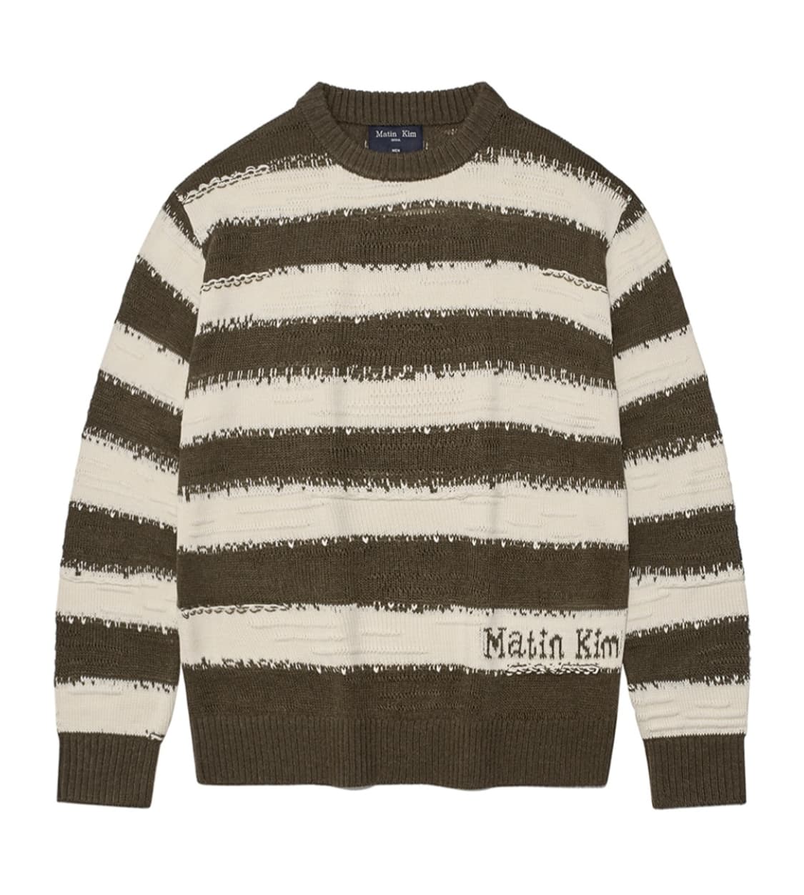 마뗑킴 스트라이프 패턴 니트 스웨터 상품이미지5