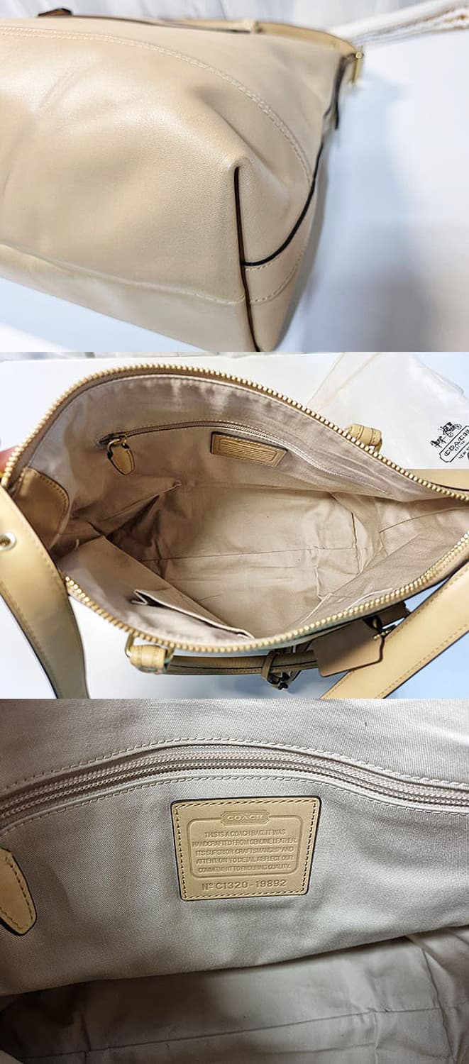 코치 레더 숄더 상품이미지6