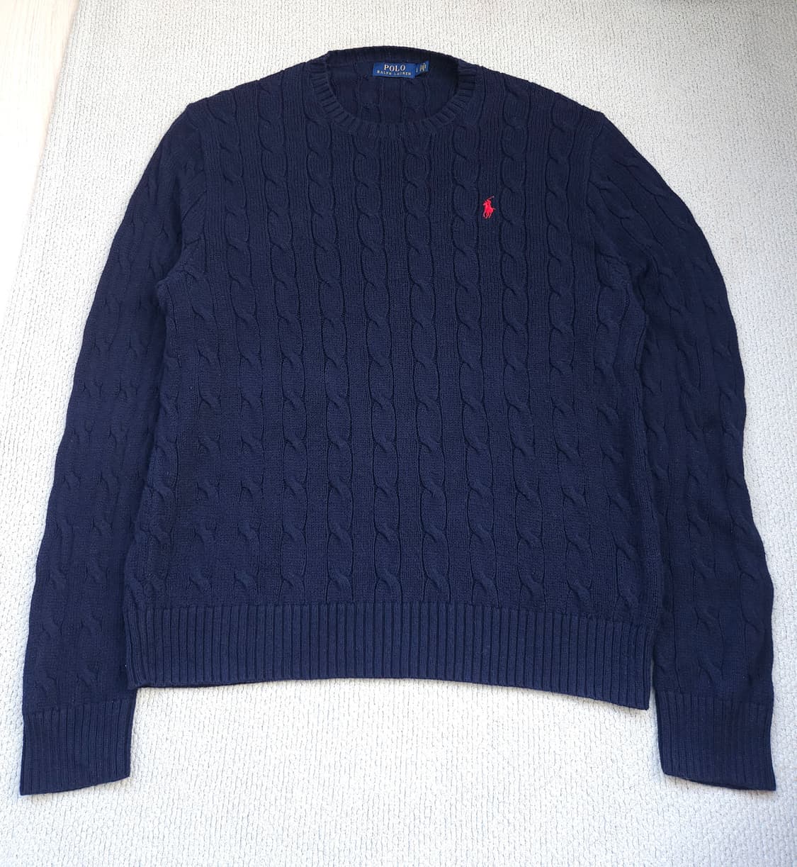 폴로 랄프로렌 케이블 니트 L 상품이미지1