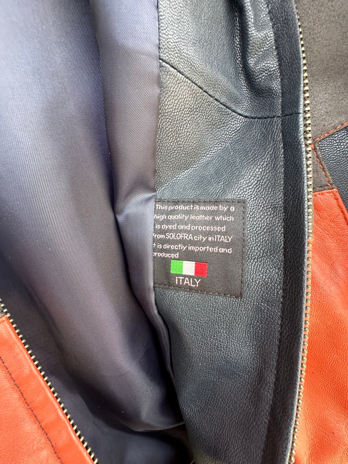 솔로프라감성 프리미엄 가죽 보머 자켓 상품이미지4