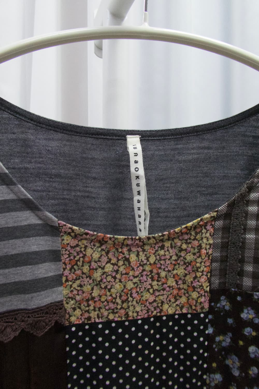 수나오쿠와하라 패치워크 원피스 상품이미지3