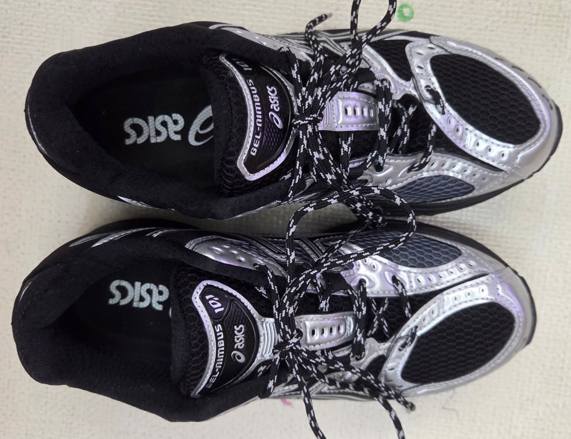 아식스 젤 님버스 10.1 블랙 퓨어 실버 240 상품이미지2