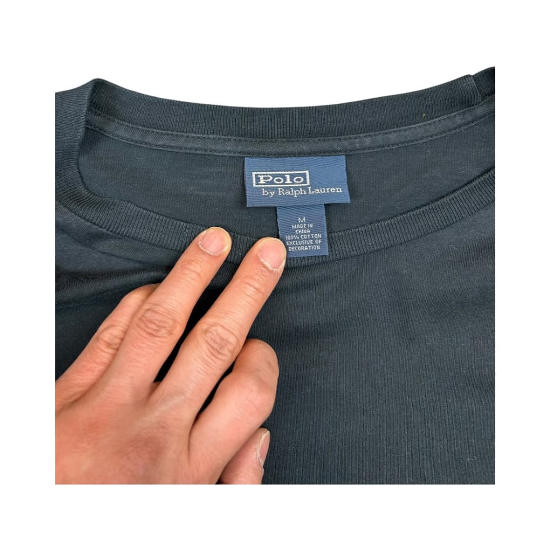 M) 폴로 랄프로렌 네이비 레드포니 롱슬리브 티 T-096 상품이미지4